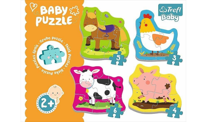 Baby Puzzle, Bauernhof-Tiere