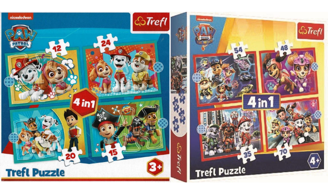 2er Set: Puzzle Paw Patrol