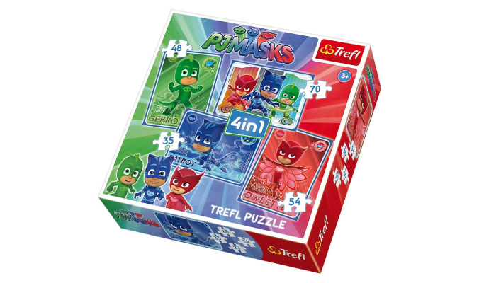 4in1 Puzzle - 35/48/54/70 Teile - PJ Masks«, Puzzle