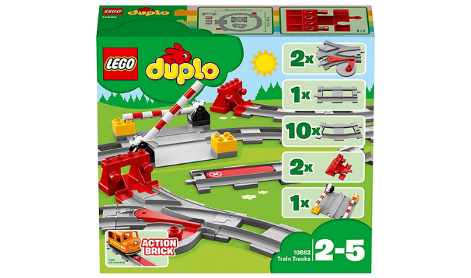 LEGO® DUPLO 10882 Eisenbahn Schienen