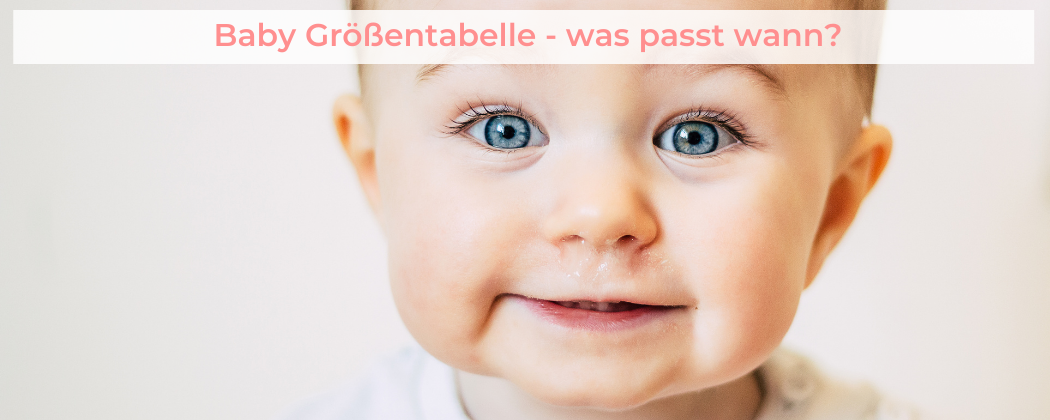 Banner: Baby-Größentabellen: Was passt meinem Kind wann?