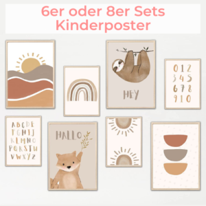 Süße Kinderposter