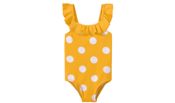 Baby Badeanzug mit Punkte-Allover