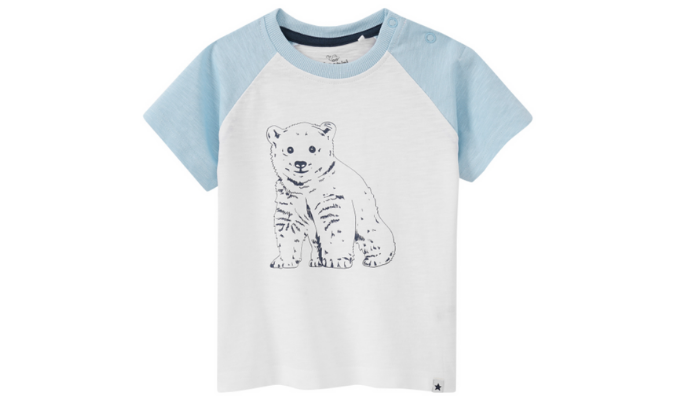 Baby T-Shirt mit Eisbär-Print