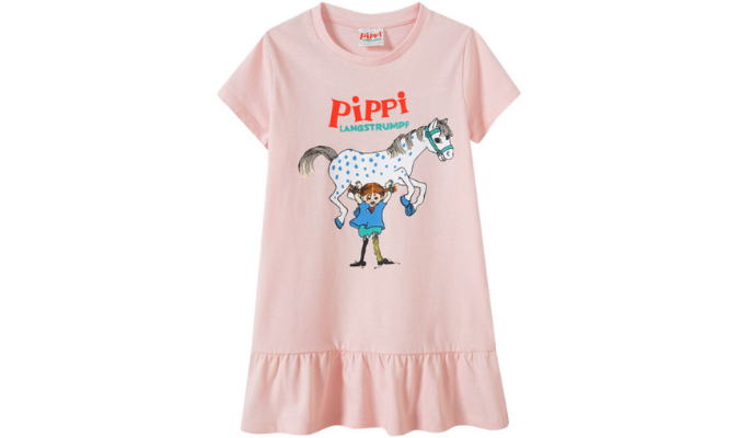 Pippi Langstrumpf T-Shirt mit großem Motiv