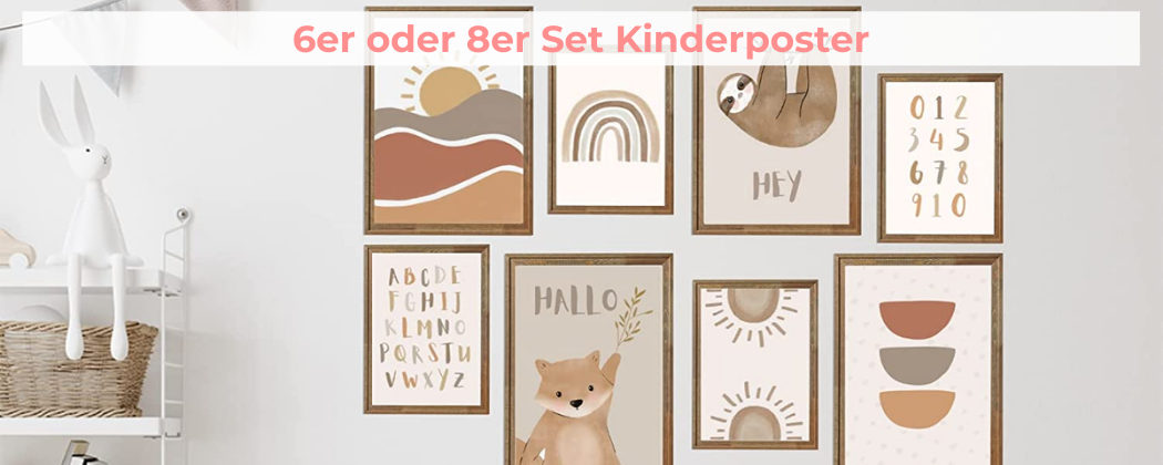 Süße Kinderposter