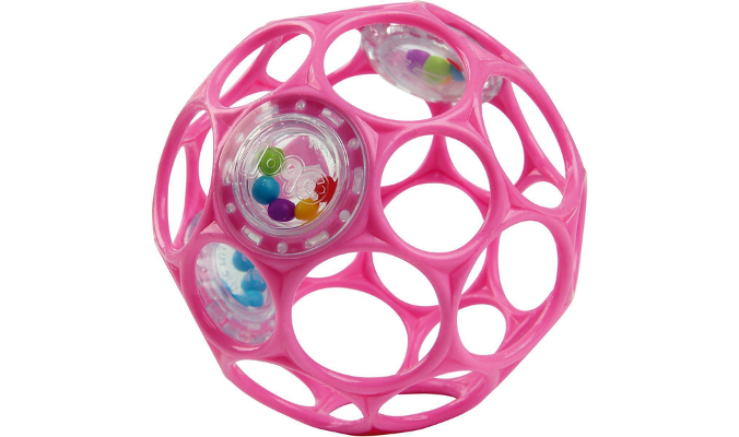 Kids II Rassel »Oball Rassel, pink«