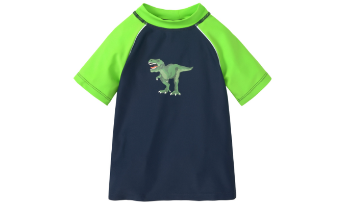 UV-Shirt mit Dino-Print