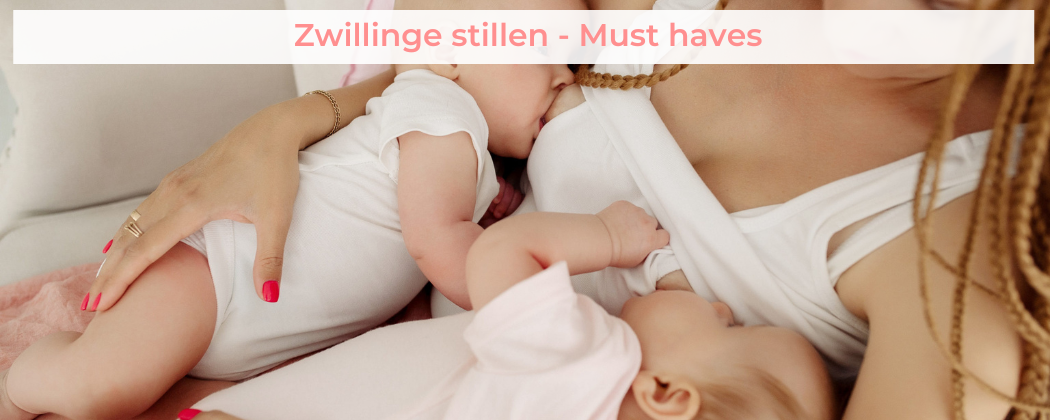 Banner: Zwillinge stillen – diese 3 Must Haves brauchst du