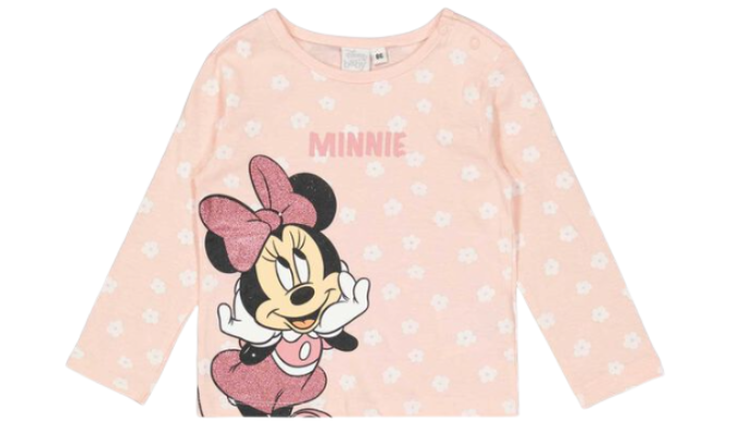 Baby Langarmshirt - Minnie Mouse