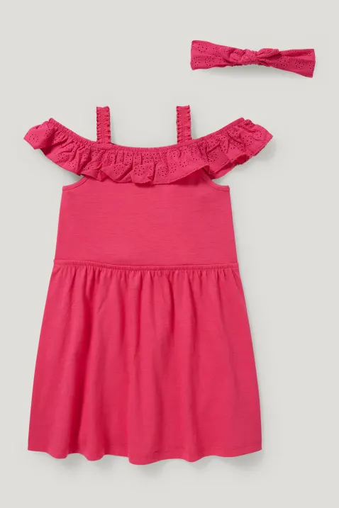 Pinkes Kleid für Mädchen C&A