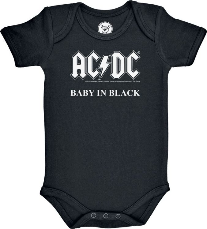 Body Baby schwarz ACDC EMP