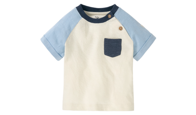 Newborn T-Shirt mit kleiner Brusttasche