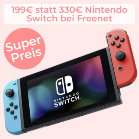 199€ statt 330€ Nintendo Switch bei Freenet