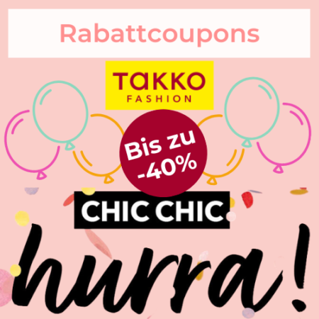 Bis zu -40% Rabattcoupon bei Takko