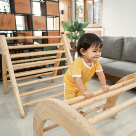 Kletterdreiecke - dein kleiner Indoor Spielplatz