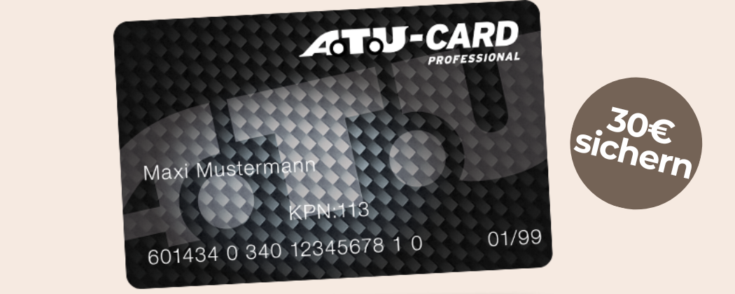 ATU Card - kostenlos beantragen & 30€ sichern