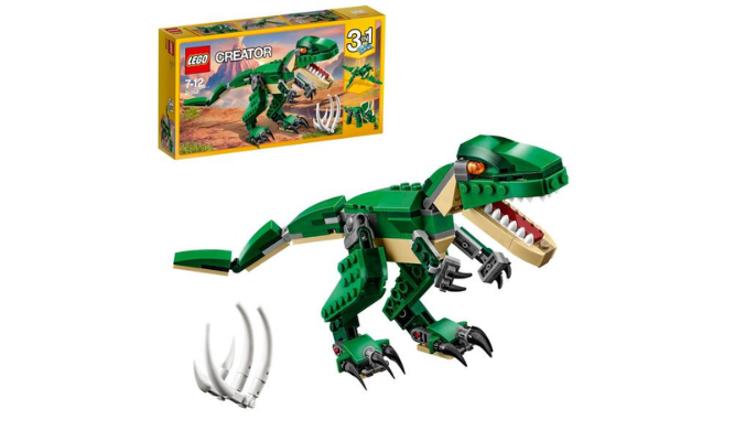 LEGO Creator 31058 3-in-1 Dinosaurier Spielzeug Modellbauset für Kinder