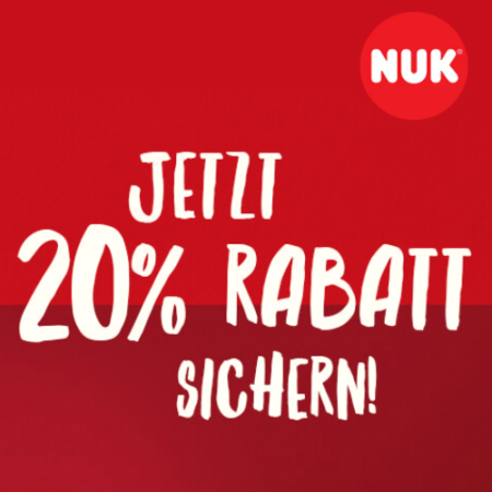 NUK Blackfriday - 20% Rabatt