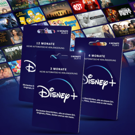 Disney+ Gutscheine - magische Streaming Momente verschenken