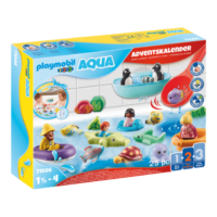 PLAYMOBIL 71086 1.2.3 AQUA: Adventskalender Badespaß Spielset