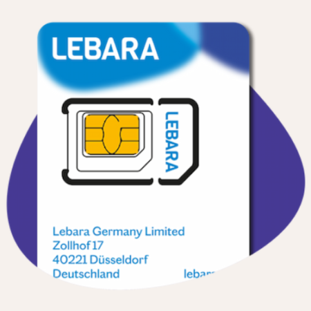 🎁 GRATIS Lebara SIM-Karte + 5€ Startguthaben im Telefónica-Netz