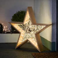 LED-Outdoor-Holzstern