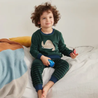 Kleinkinder-Nicki-Pyjama mit Walrossprint
