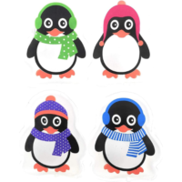 4er Set Taschenwärmer Pinguin