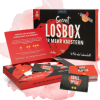AMARI ® Erotische Losbox für Paare - 50 Lose für viel Liebe & Leidenschaft