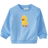 Baby Sweatshirt mit Entchen-Applikation