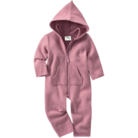 Baby Wollwalk-Overall mit Zipfelmütze