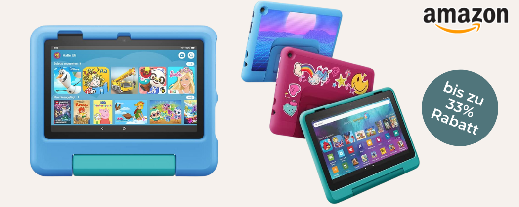 Fire HD Kids Tablet bei Amazon - mit bis zu 33%