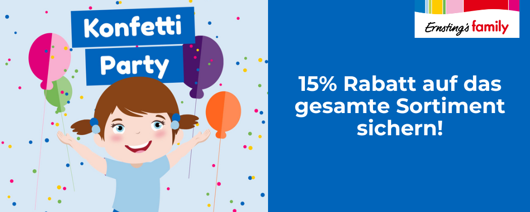 🔥15% Rabattcode erspielen - mit der Ernsting's family App