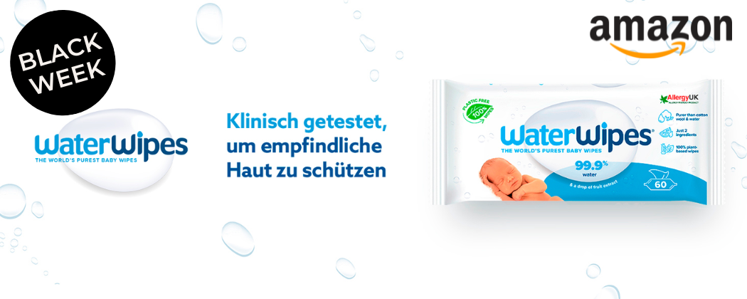 WaterWipes Feuchttücher - 24% Rabatt | Black Deals