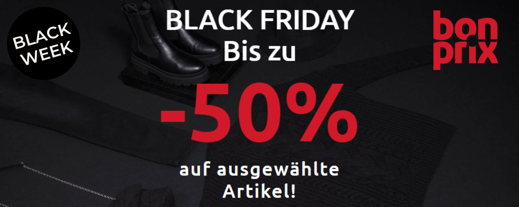 Bonprix - bis zu 50% Rabatt | Black Deals