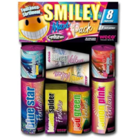 Weco Smiley Maxi Pack 8-teiliges Fontänen-Sortiment Jugendfeuerwerk