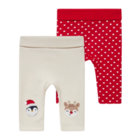 Multipack 2er - Baby-Weihnachts-Thermoleggings