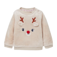 Baby-Weihnachts-Sweatshirt - Rudolf