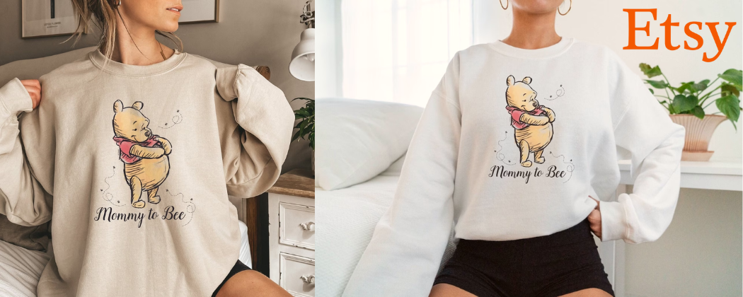 "Mommy to Bee" Sweatshirt bei Etsy - süßer Schwangerschaftspullover