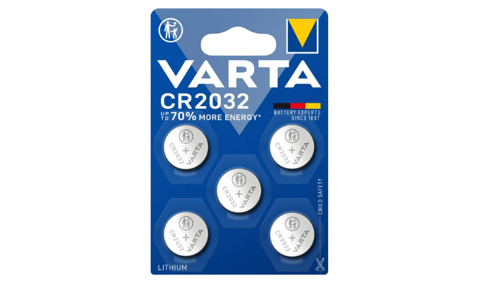 VARTA Batterien Knopfzellen CR2032 bei Amazon - 78% Rabatt