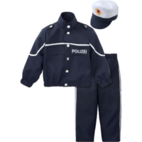 Kostüm-Set Polizist mit Mütze