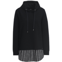 Damen Hoodie im Layer-Look