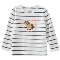 Baby Langarmshirt im Ringel-Look