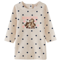 Baby Sweatkleid mit Pferde-Applikation