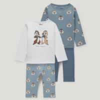 Multipack 2er - Disney - Baby-Pyjama - 4 teilig