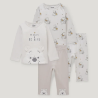 Multipack 2er - Winnie Puuh - Baby-Pyjama - 4 teilig