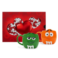 SCHATULLE LIEBE 400 G + BECHER M&M’S XL ORANGE UND GREEN