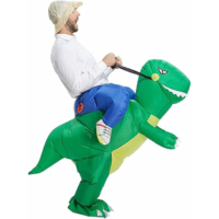 Echden Aufblasbares Kostüm Carry-me Huckepack Dinosaurier
