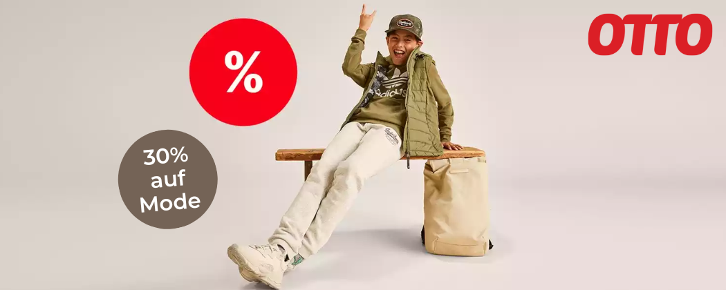 Kinderkleidung bei Otto - 30% Rabatt auf das gesamte Modesortiment